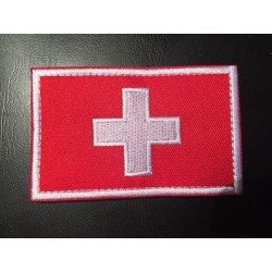 Swiss flag patch 8 x 5cm